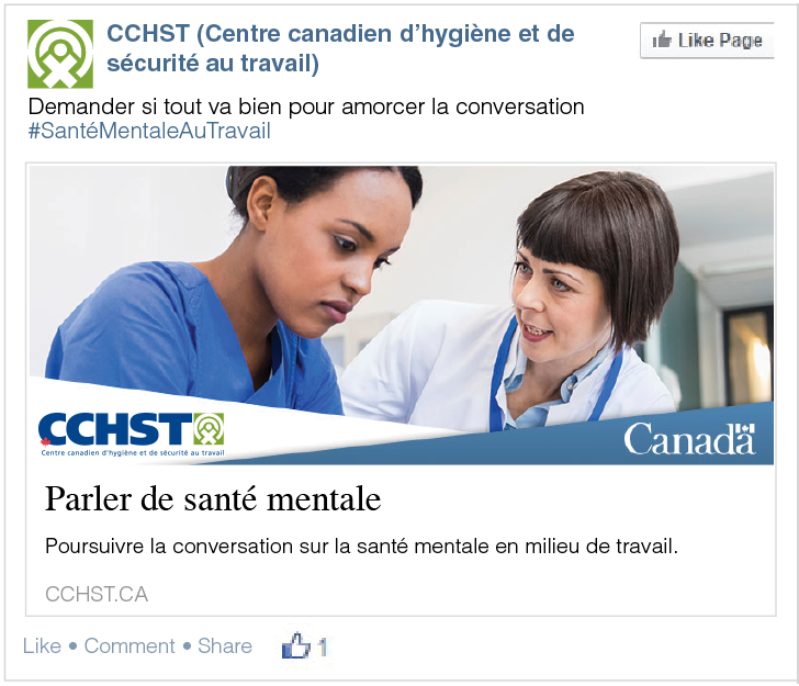 CCHST: l'image du page de Facebook pour CCHST